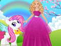 Žaidimas Barbie and Pony Dressup