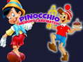 Žaidimas Pinocchio Memory card Match 