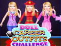 Žaidimas Doll Career Outfits Challenge