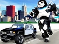 Žaidimas Police Panda Robot 