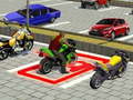 Žaidimas Superhero City Bike Parking Game 3D