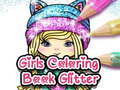 Žaidimas Girls Coloring Book Glitter 