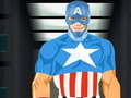 Žaidimas Captain America Dressup