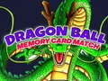 Žaidimas Dragon Ball memory card match
