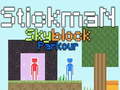 Žaidimas Stickman Skyblock Parkour