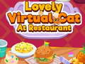 Žaidimas Lovely Virtual Cat At Restaurant