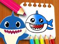 Žaidimas Baby Shark Coloring Book