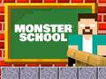 Žaidimas Monster School: Roller Coaster & Parkour