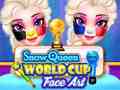 Žaidimas Snow queen world cup face art