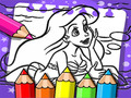 Žaidimas Ariel The Mermaid Coloring Book
