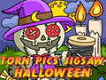 Žaidimas Torn Pics Jigsaw Halloween