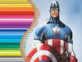 Žaidimas Coloring Book for Captain America