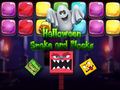 Žaidimas Halloween Snake and Blocks