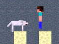 Žaidimas Minicraft: Steve And Wolf Adventure