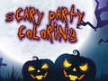 Žaidimas Scary Party Coloring