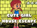 Žaidimas Cute Girl House Escape