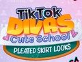 Žaidimas TikTok Divas Cute School Pleated Skirt Looks