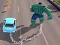 Žaidimas Chained Car vs Hulk 