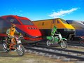 Žaidimas Bike vs Train