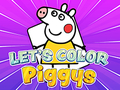 Žaidimas Let's Color Piggys
