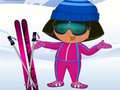 Žaidimas Dora Ski Dress up 