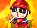 Žaidimas Little Panda Fireman