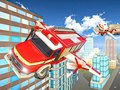 Žaidimas Flying Fire Truck Driving Sim
