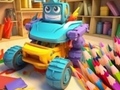 Žaidimas Coloring Book: Transforming Car Robot