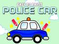 Žaidimas Easy to Paint Police Car