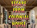 Žaidimas Escape From Colonial House