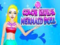 Žaidimas Color Reveal Mermaid Doll