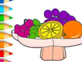 Žaidimas Coloring Book: Fruit