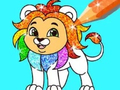 Žaidimas Coloring Book: Lion