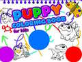 Žaidimas Puppy Coloring Book for kids