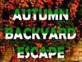 Žaidimas Autumn Backyard Escape 