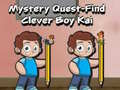 Žaidimas Mystery quest find clever boy kai