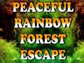 Žaidimas Peaceful Rainbow Forest Escape 