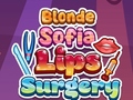 Žaidimas Blonde Sofia: Lips Surgery