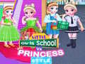 Žaidimas Little Girls School vs Princess Style