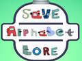 Žaidimas Save the Alphabet lore