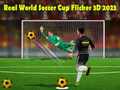 Žaidimas Real World Soccer Cup Flicker 3D 2023