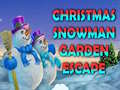 Žaidimas Christmas Snowman Garden Escape