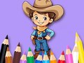 Žaidimas Coloring Book: Cowboy