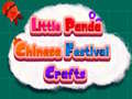 Žaidimas Little Panda Chinese Festival Crafts