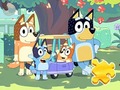 Žaidimas Jigsaw Puzzle: Bluey Family