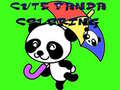 Žaidimas Cute Panda Coloring