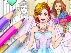 Žaidimas Wedding Coloring Dress Up Game