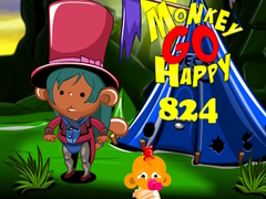 Žaidimas Monkey Go Happy Stage 824