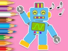 Žaidimas Coloring Book: Robot Dancing