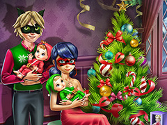 Žaidimas Dotted Girl Family Christmas